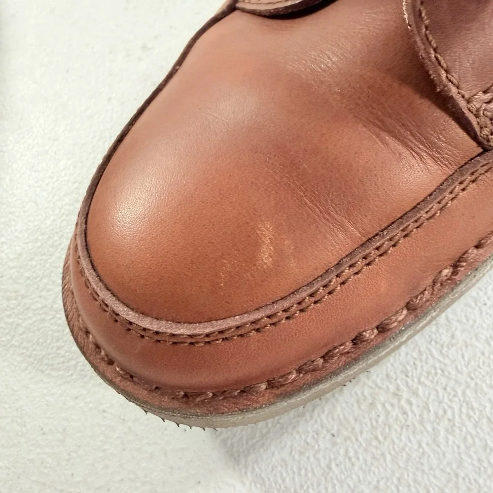 Rockport‎ Brown Leather Lace up  Mens Walking Casual Shoes Size 9 M